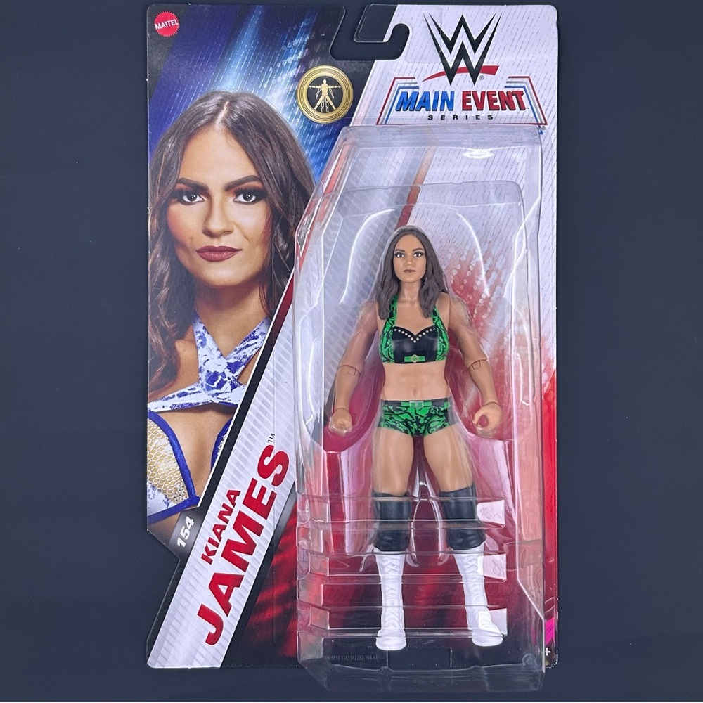 Mattel WWE Main Event Series 154 Kiana James Wrestling Action Figure 2024 CHASE